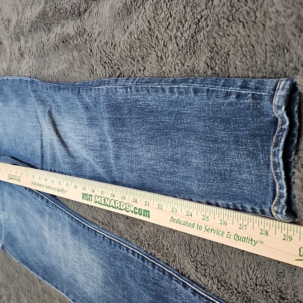 CABI Jeans Women's Button Fly High Rise Skinny BOHO Distressed Size 4 - Picture 8 of 9